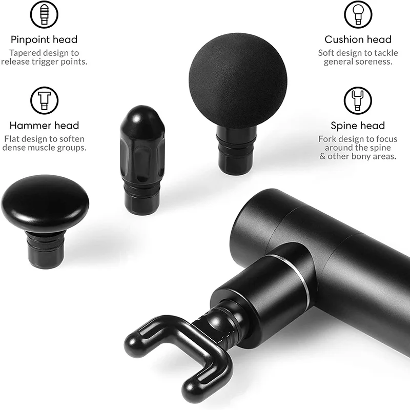Gym Travel Quiet Electric Cordless Portable Girl Fasical Gun Aluminium Mini Massage Gun