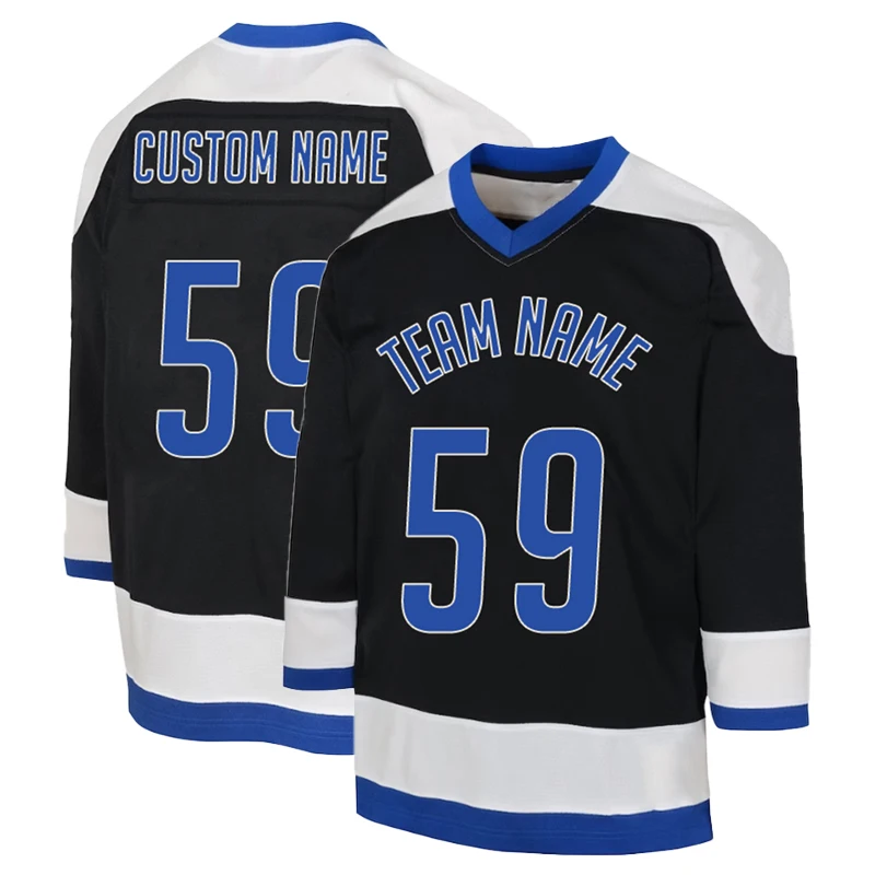Custom Hockey Jersey for men Sublimation Embroidered maroon hockey jersey