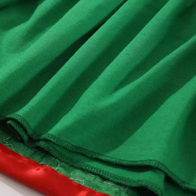 2024 New Style Christmas Green Baby Girl Sequin Tutu Skirt Wholesale Dance Performance Tutu For Children