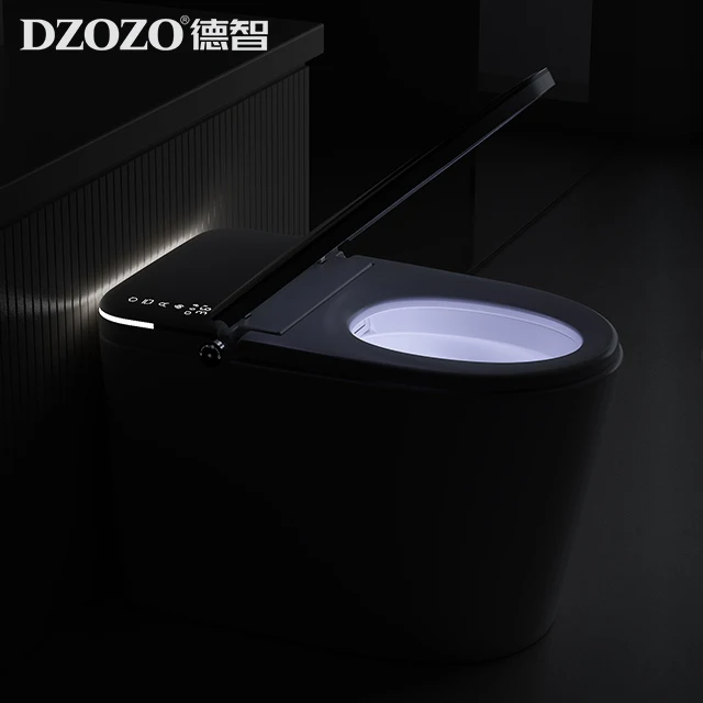 Japanese electronic automatic one piece closestool watermark automatic flushing smart intelligent wc