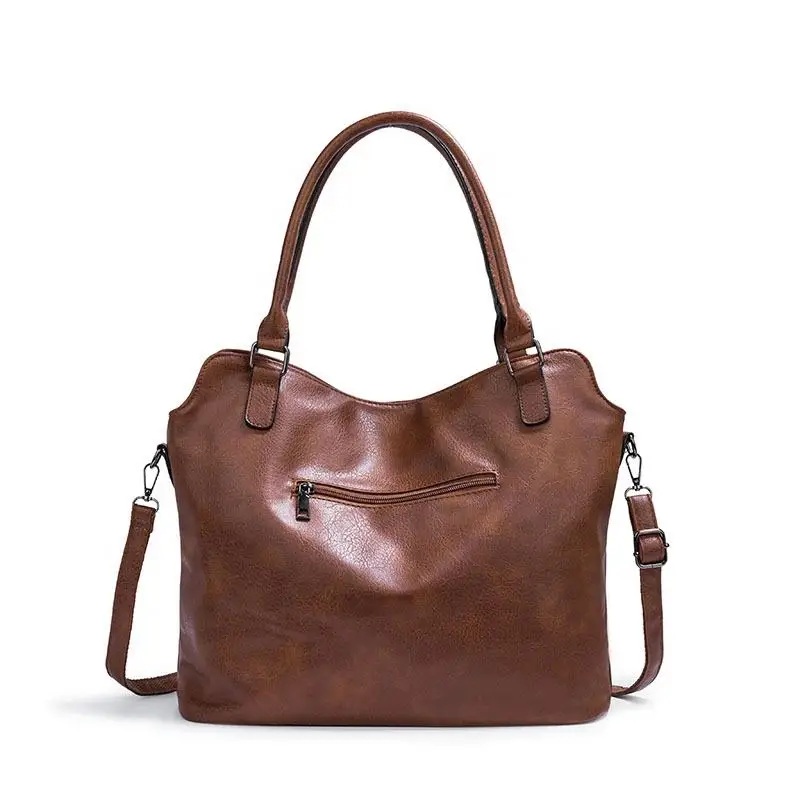 High Quality Big Capacity Women Handbag Luxury Women Bag Side Pockets Design Hand Bag PU Leather Totes Shoulder Bags Ladies