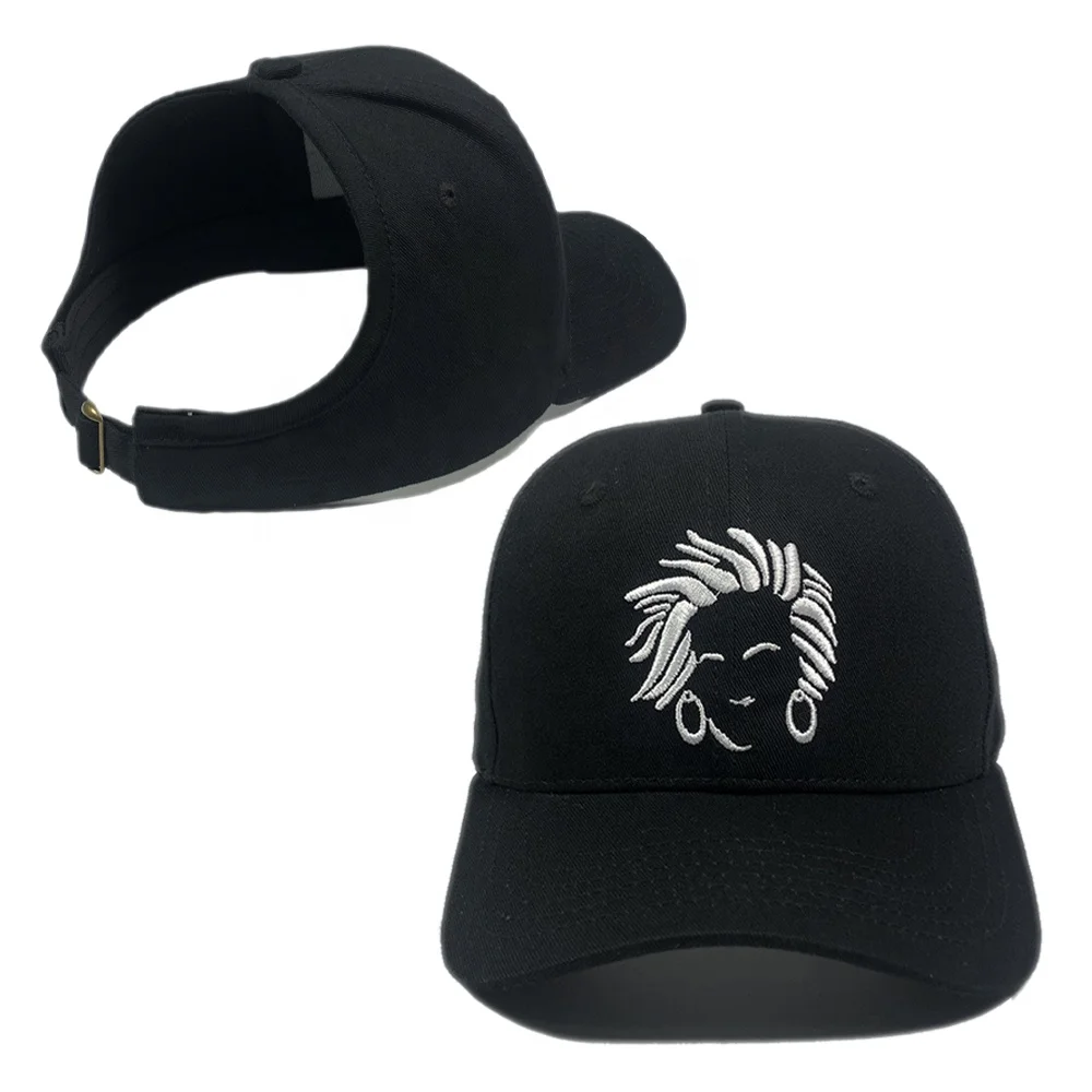 OEM fashion women backless hat custom embroidery logo ladies new style baseball caps