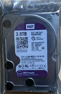 West Digital WD30PURX 3TB 7200RPM 3.5' SATA Hard Drive