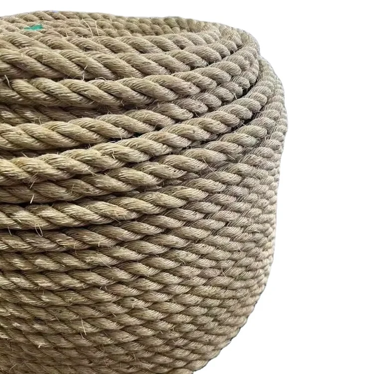 100% natural and biodegradable Sisal rope 36mmx220m 3 Strands Twisted Sisal Rope With High Quality
