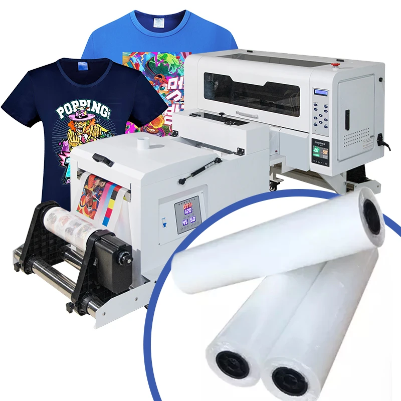 Auplex DTF film heat transfer printing pet film 30cm heat transfer special surface PET film roll for heat transfer printing