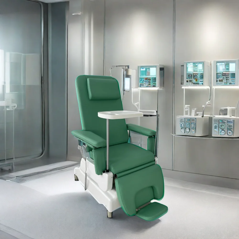 Medical Blood Donor Sofa  Electric Blood Dialysis Chair Hemodialysis Chair Electric Medical Transfusion