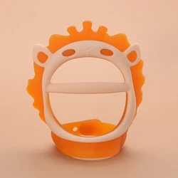 Lion Animal Teether Food Grade Silicone Baby Teether Toy Bracelet Teething Ring Silicon Teether BPA Free