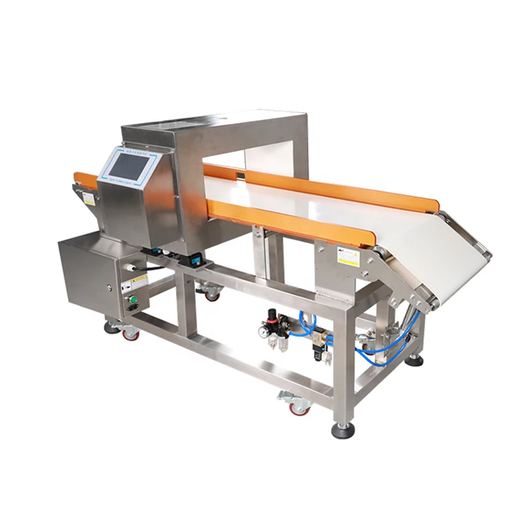 High Sensitivity Metal Detector Machine for Food Processing Industry With Reject System