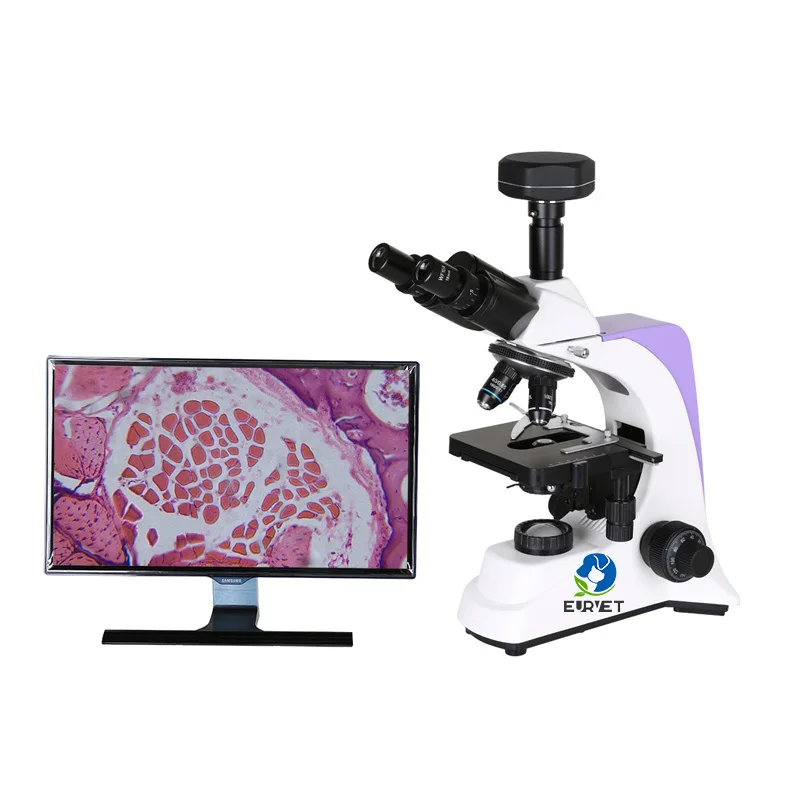 EUR PET Manufacturer Price Biobase Lcd Digital Biological Microscope Dm-125 Optical Microscope With Lcd Screen