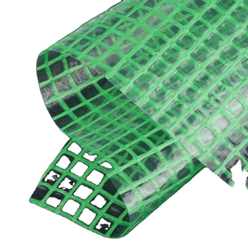 Зеленый 180 г/м2 ПЭ сетчатый тканевый брезент