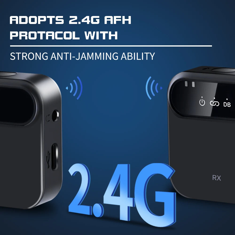 2022 best sale pendant wireless microphone One receiver for two transmitters