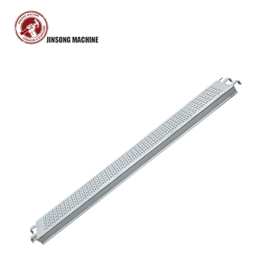 Layher Series Galvanized Perforated Steel Scaffolding Walk Boards