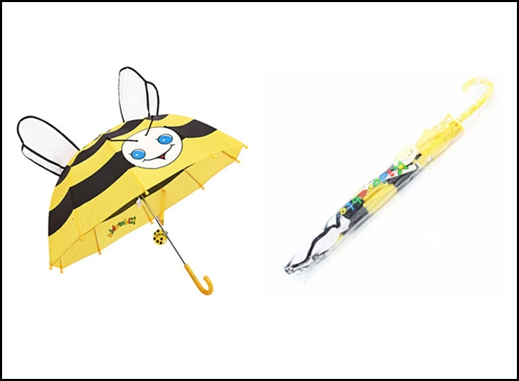 bee cartoon shape manual safety open 16inch xiamen cheap dome umbrella academy