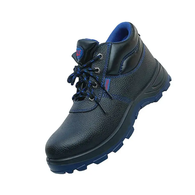 Custom oil water resistant anti static impact proof steel toe cap womans work boots kasut safety shoes work