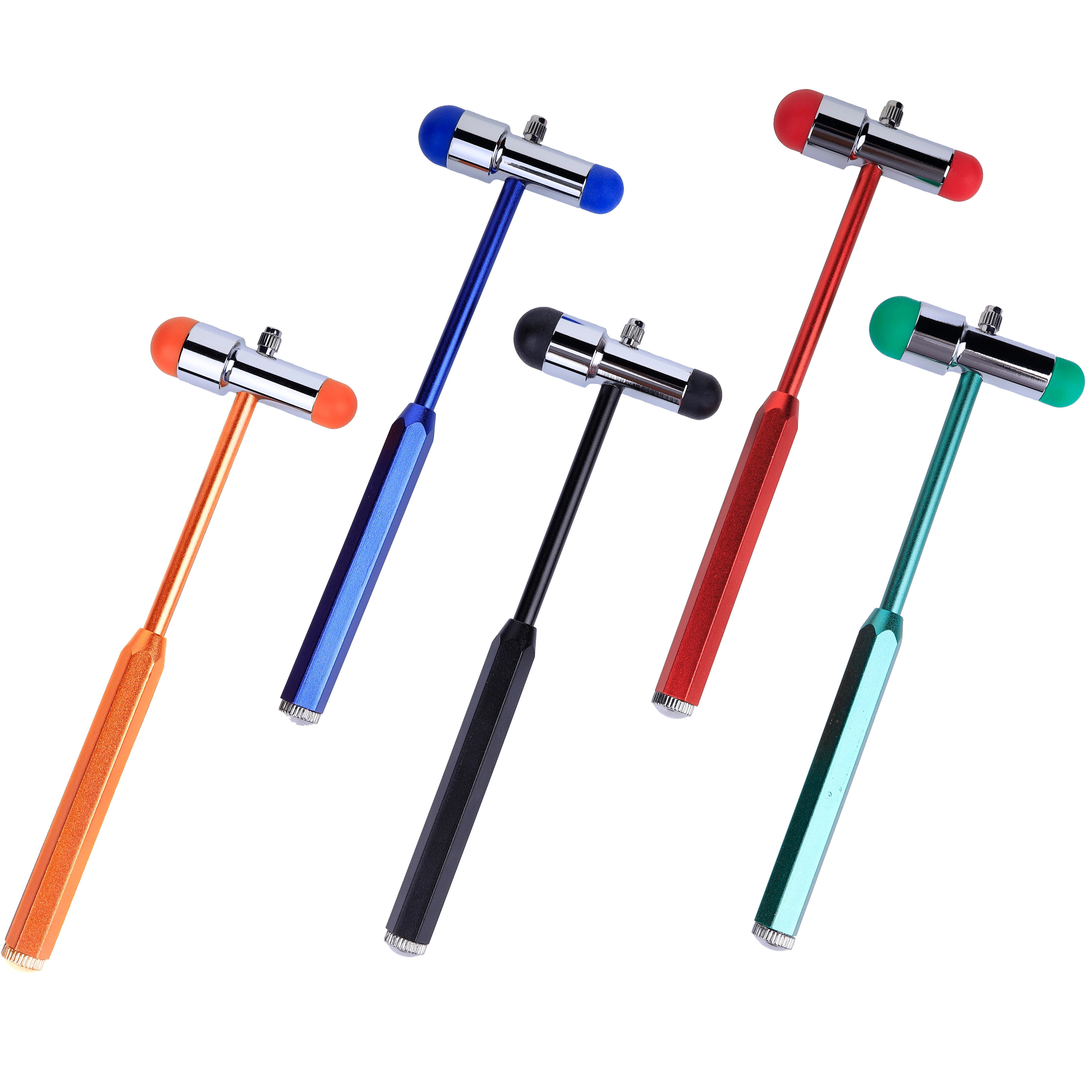 Colorful Handle Copper Sliver Neurological Reflex Hammer Percussion Diagnostic Hammer Medical Toit Kit