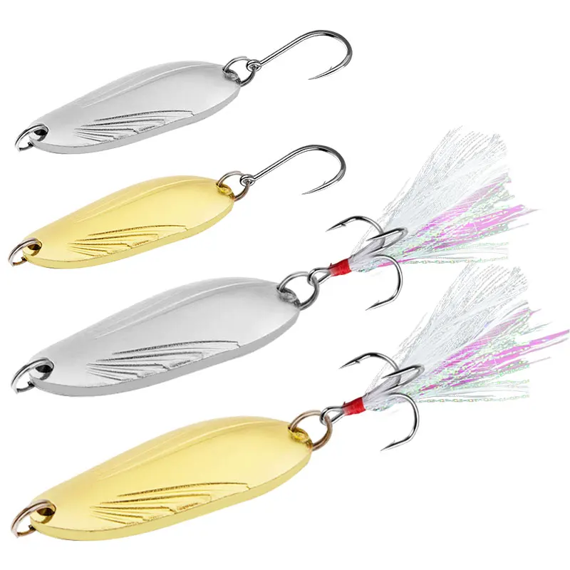 Hot sale sea fishing equipment mini sequins spoon lures fishing with good action sea fishing lures