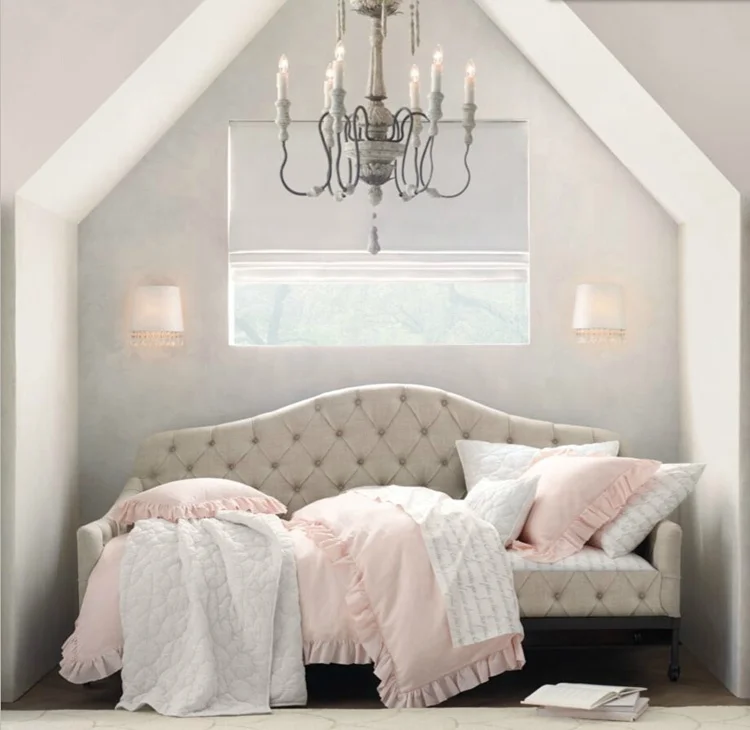 New design decorative wooden wall light indoor antique iron wall lamp