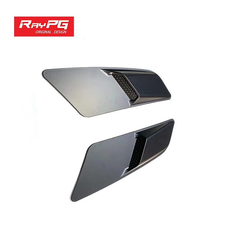 Carbon Fiber Engine Hood Cover Vents Car Auto Exteriors Trims Fit For Ford Mustang 2010-2018