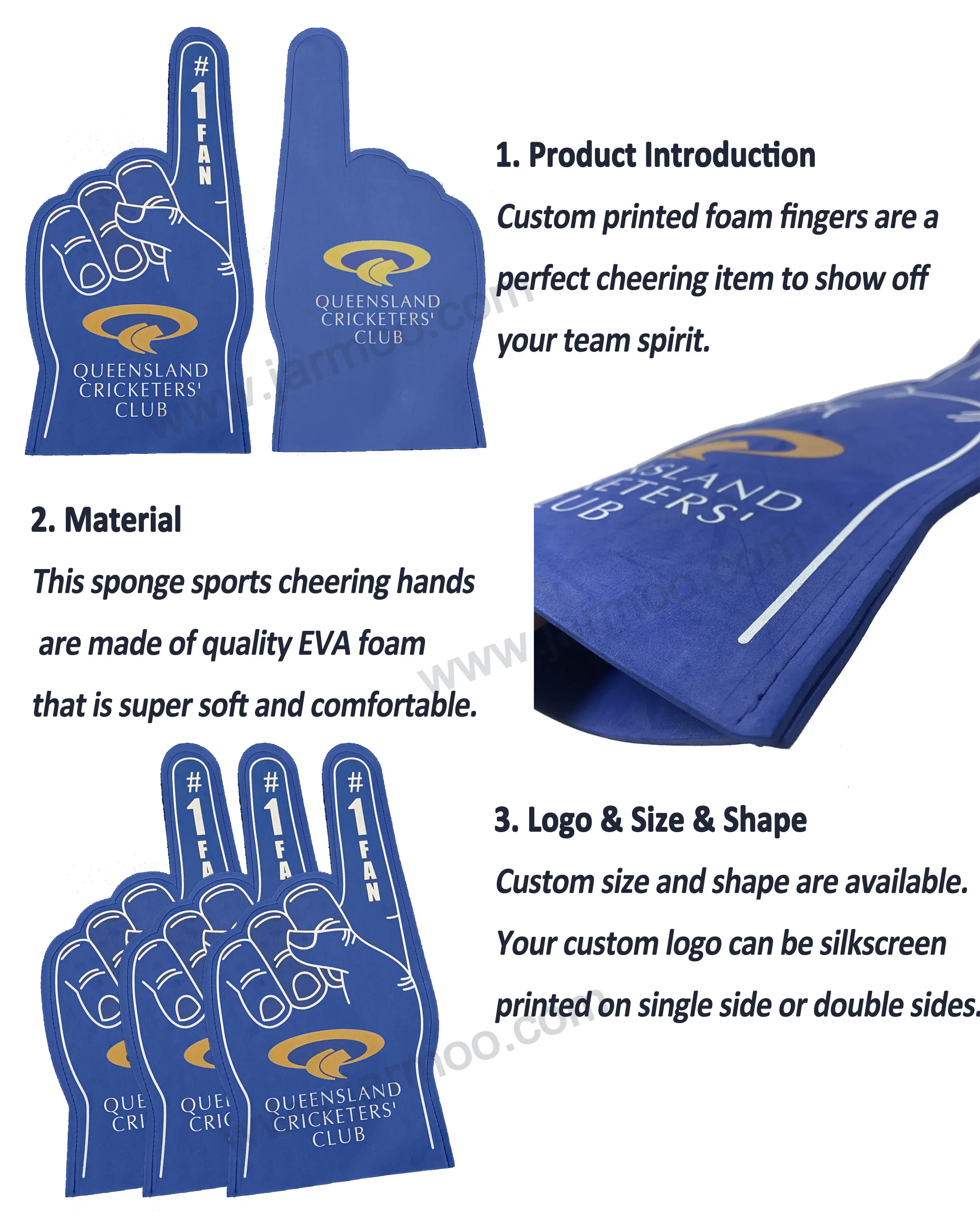 foam finger hand