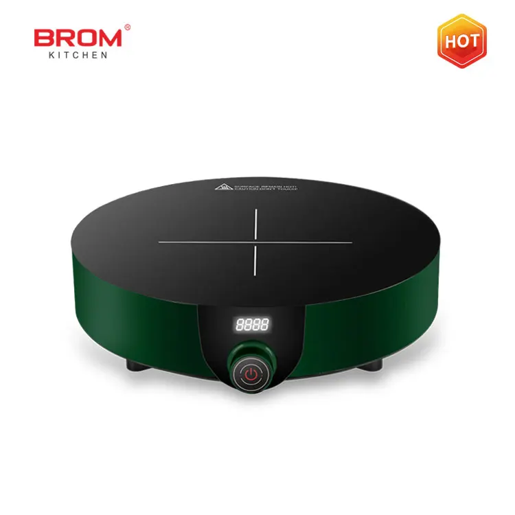 huichu oem multi function electrical hot plate hob electric hotpot cooktop small low price shabu shabu round induction cooker