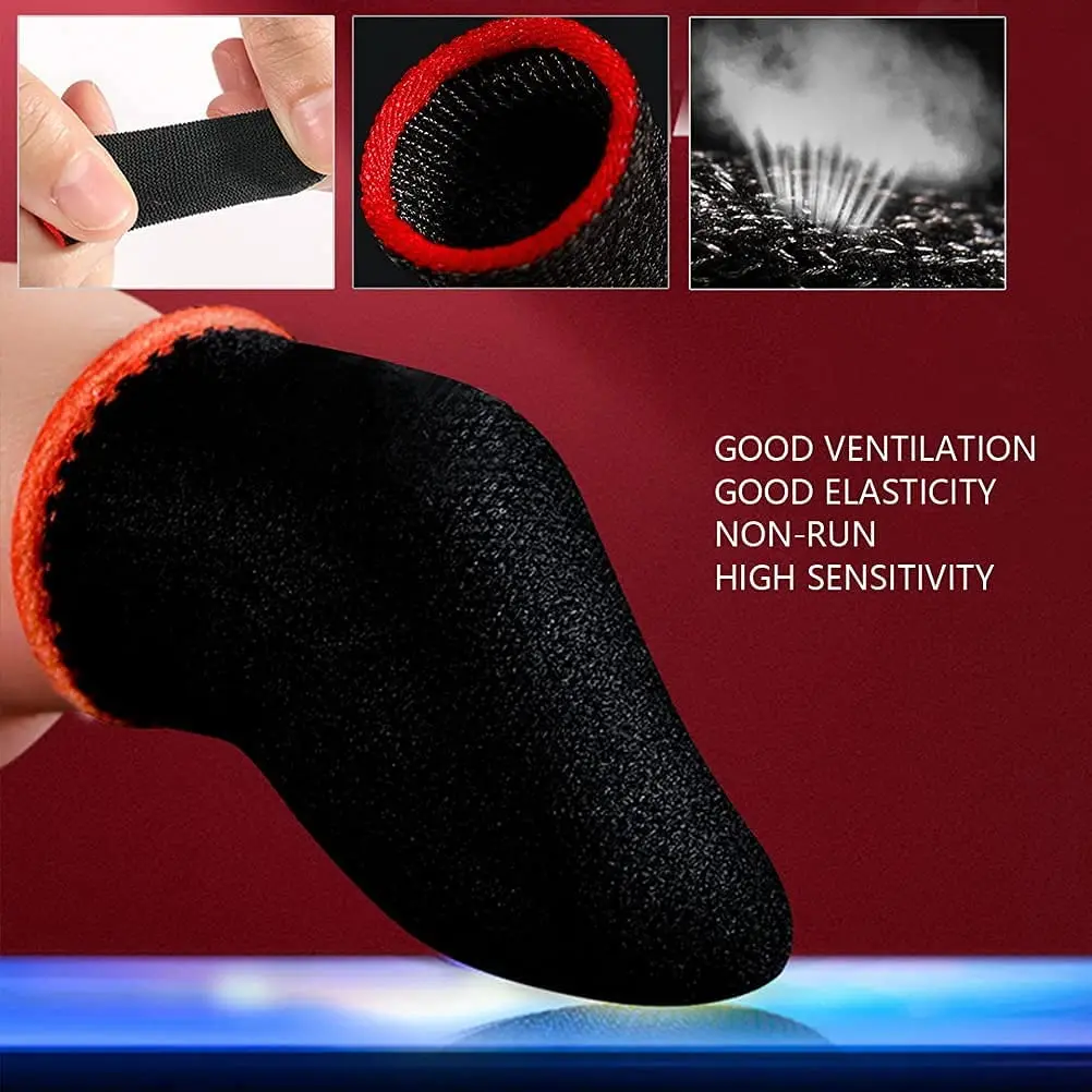 
Game Playing Games Controller Finger Covers Proof Gaming Thumbs Sleeve Breathable Sweat Finger Sleeve 