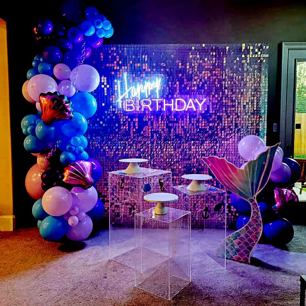 Winbo Letters Led Illuminated Light Sign Oh Baby Custom Led Happy Birthday Neon Sign For Home Happi Birthday Party Wedding Decor