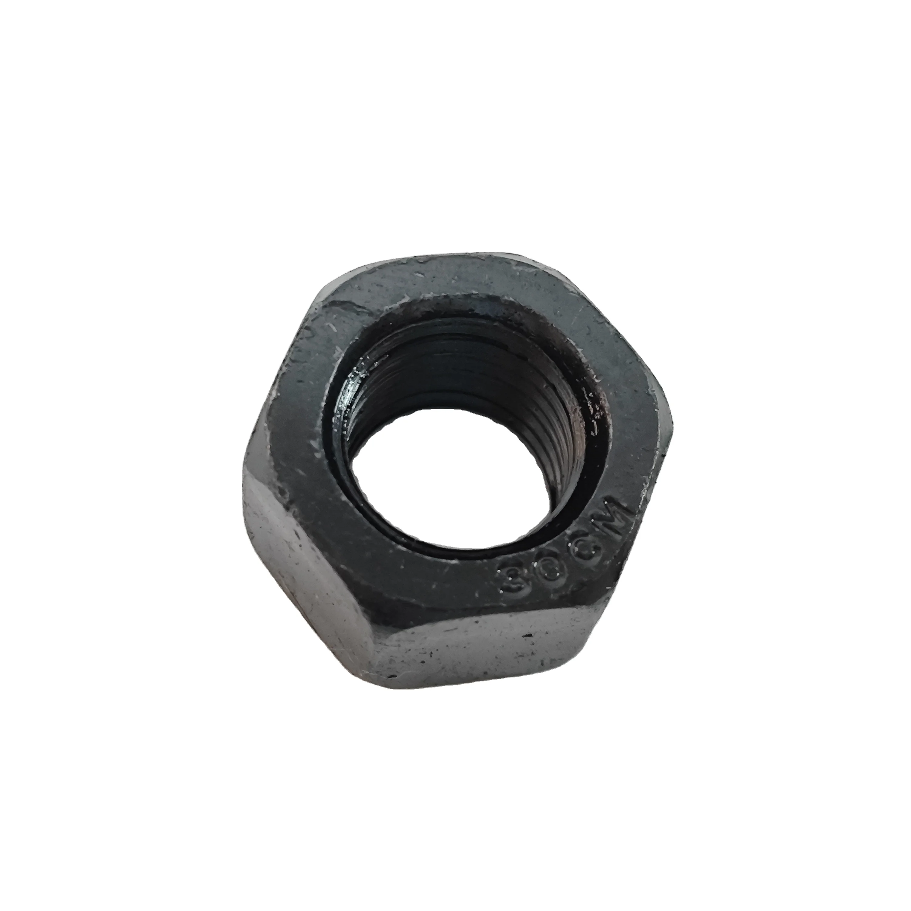 A194 GR.2H Hot sale High Strength Factory supply Metric Inch Carbon steel Heavy Hex Nut ANSI/ASME B 18.2.2 black CS ASTM A 563