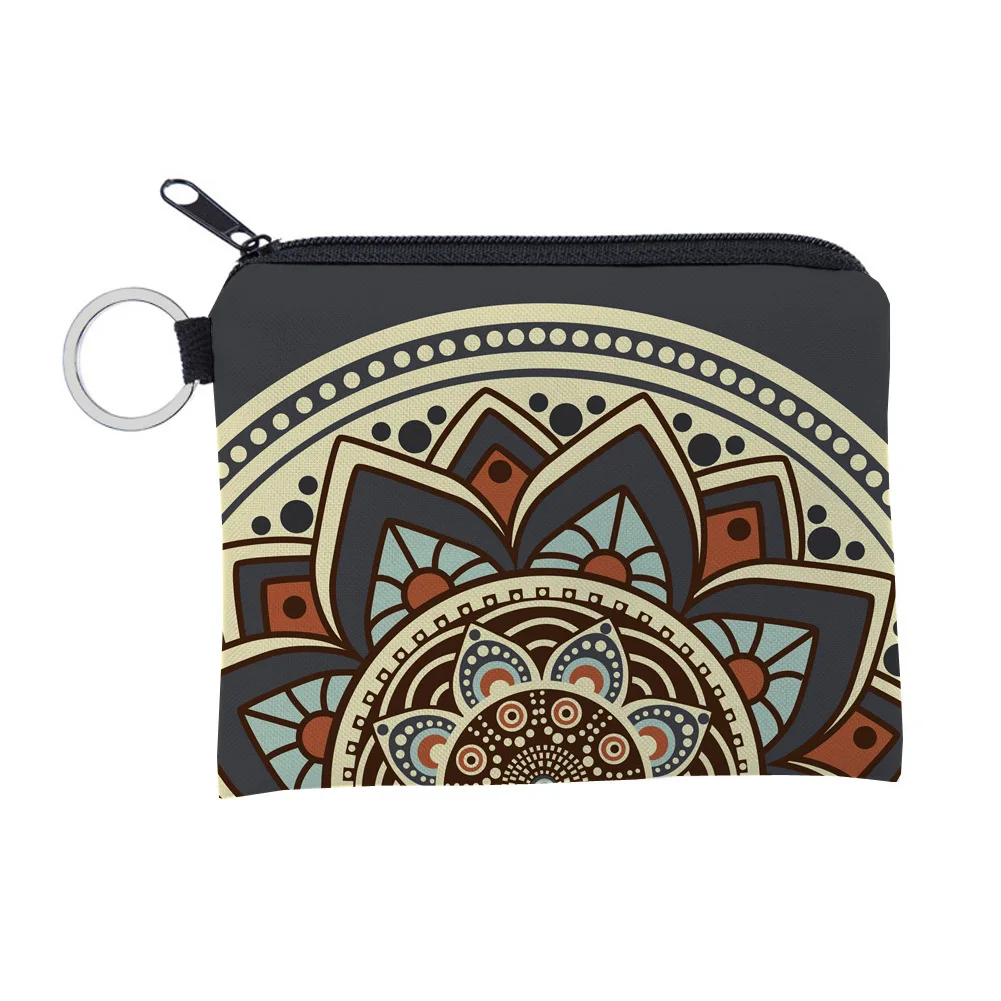 2021 Colorful women unique wallets brands sublimation coin purse kids cute crossbody coin purse mickey mouse card holders
