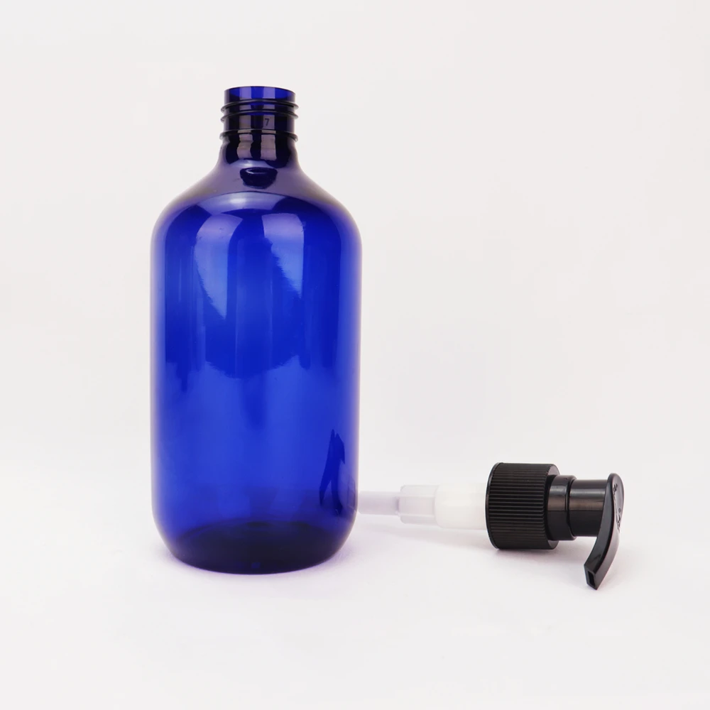 12oz Empty Brown Plastic Body Lotion Pump Bottle Liquid Soap Pet 250ml alcohol hand washing liquid PET plastic bottle
