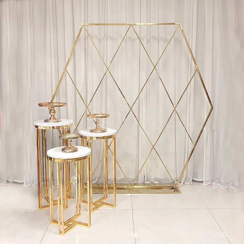 2022 Top Sale Wedding Cake Decor Dessert Table Wholesale Wedding Cake Display Stand