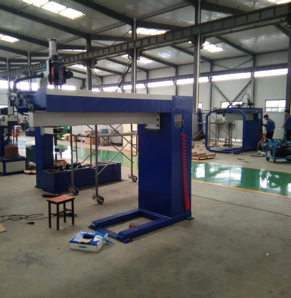Haoyu Cnc Automatic TIG MIG PAW Longitudinal Seam Special Welding Machine Seam Welder for Duct Pipe Cylinder Tank Linear Seam