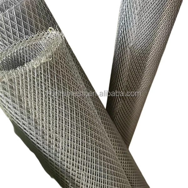 Rhombic/diamond hole titanium expanded plate mesh anode seawater filter titanium disc electrode battery hydrogen production indu