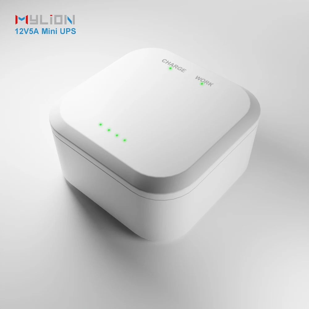 Высокое качество резервное копирование батареи Mylion 12 В 5A Mini UPS для Wi-Fi маршрутизатора перезаряжаемый мини-ИБП портативный поставщик бесперебойного питания