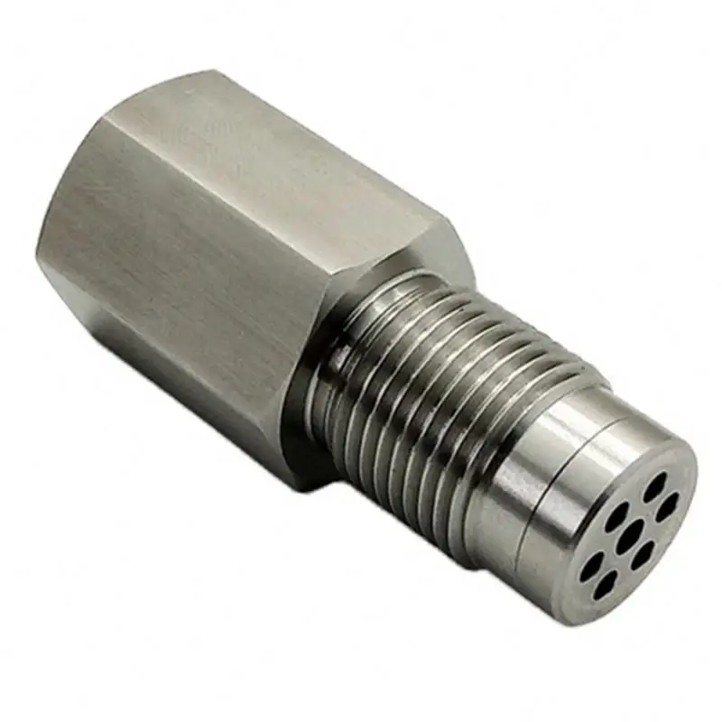 Auto Mini Catalyst converter O2 Oxygen Sensor Lambda Extender Spacer Stainless Steel 304 M18X1.5 with E3