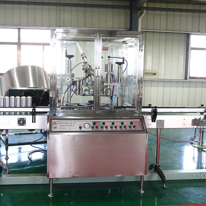 Auto Aerosol Can Filling Equipment For Body Spray , Deodorant Spray. automatic filling line with high capacity