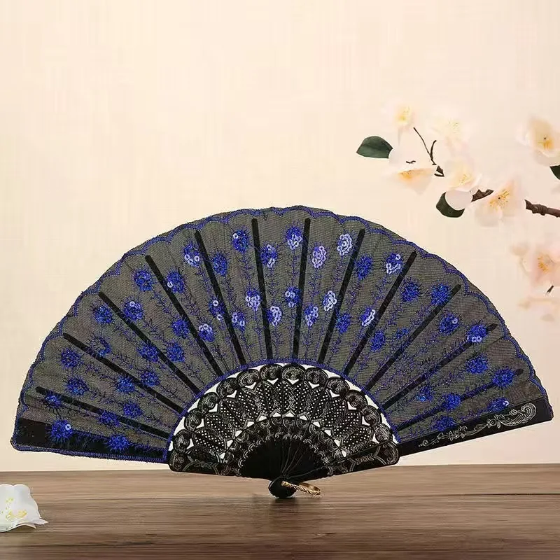 Custom design manual hand fan advertisement fan decoration fan