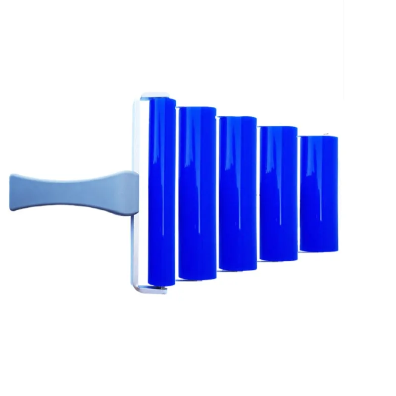 Anti-static Sticky Silicone Paint Roller Rubber Roller Squeegee For Cleanroom