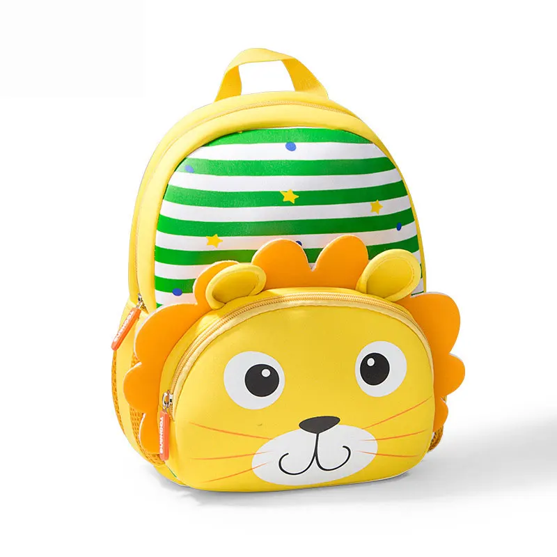 
Wholesale Hot Selling 3D Cartoon Cute Animal Zoo Backpack for Kids 