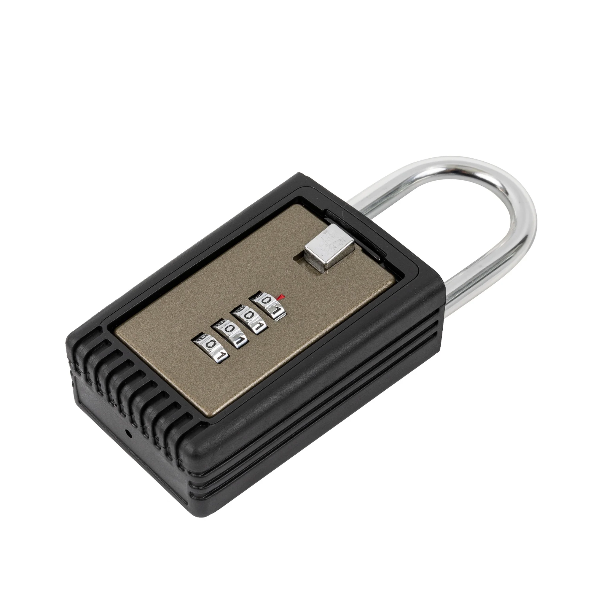 Zinc Alloy 4 Digit Password Combination Code Lock Box Wall Mount Key Locker Safe