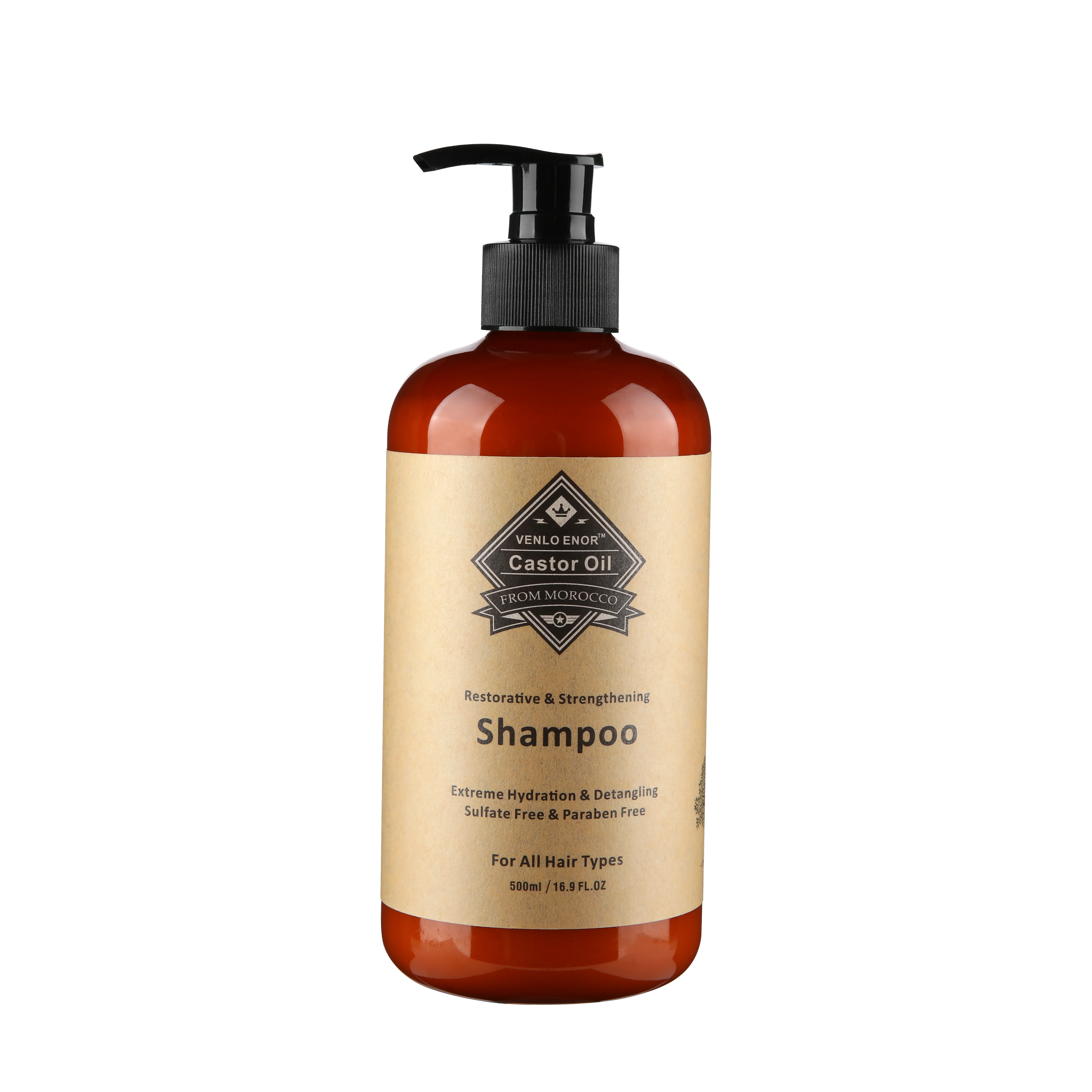
Customized Logo Private Label Brand Deep Hydration And Nourishing Castor Oil Shampoo and Conditioner 