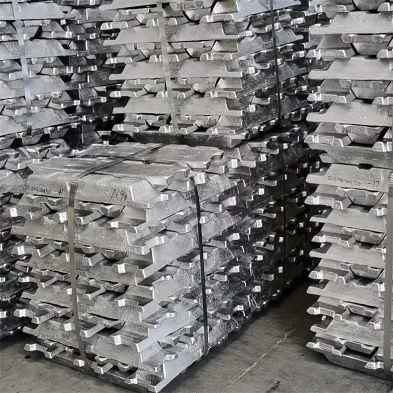 The factory sells the best quality aluminum alloy zinc ingots, aluminum ingots, 99.9% aluminum alloy ingots