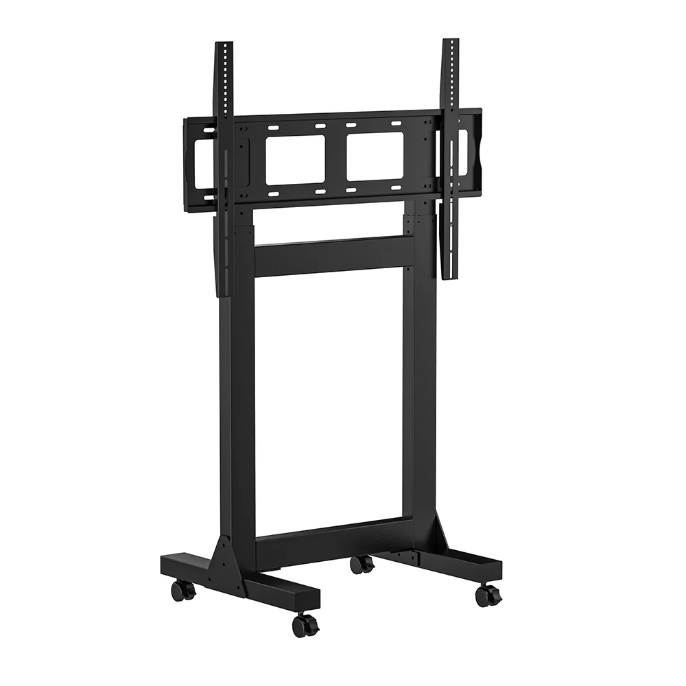 Mobile TV Cart TV Stand With Wheels For Most 65-100 inch LED LCD Flat Panel Heavy Duty Screen Loading 100KG