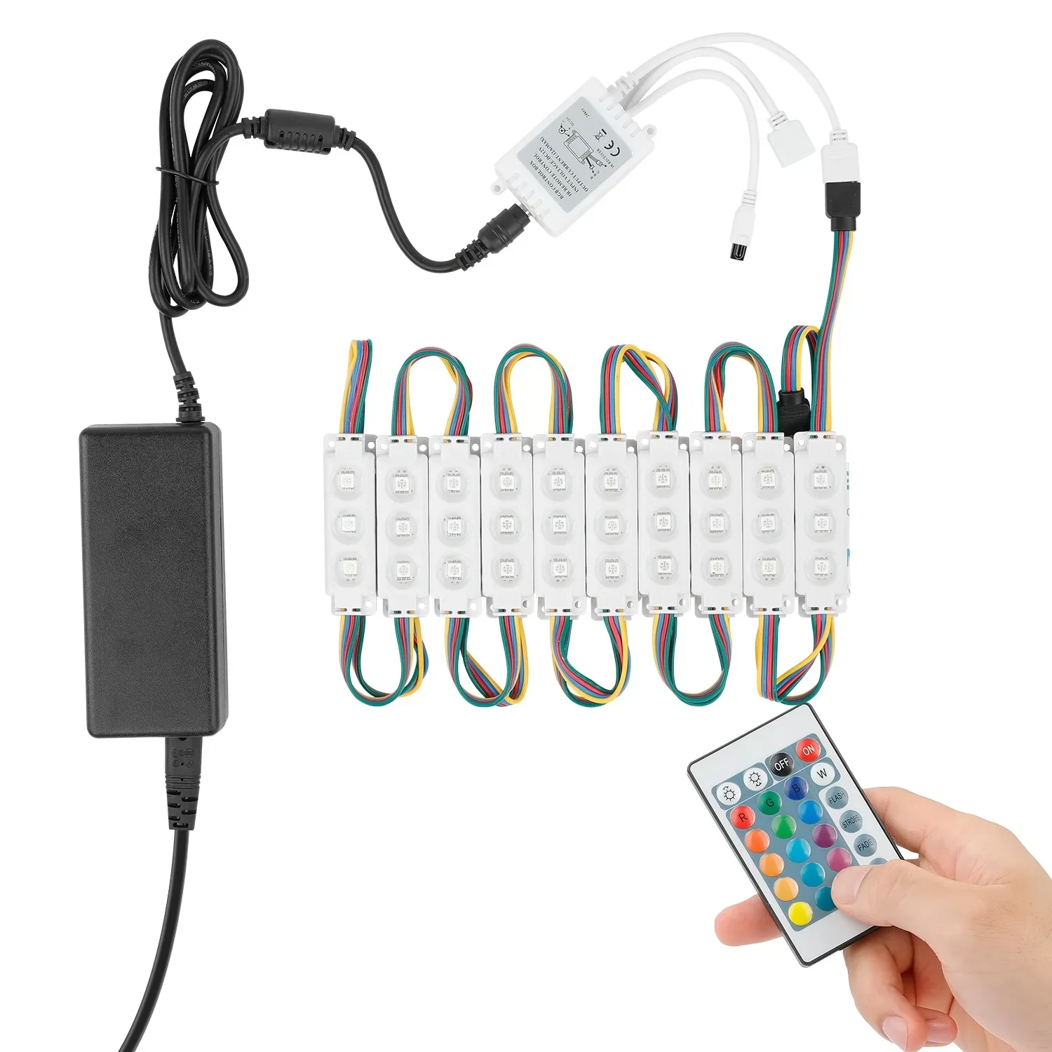 Advertising light box RGB light 0.72W 70lm 5050 LED RGB module light