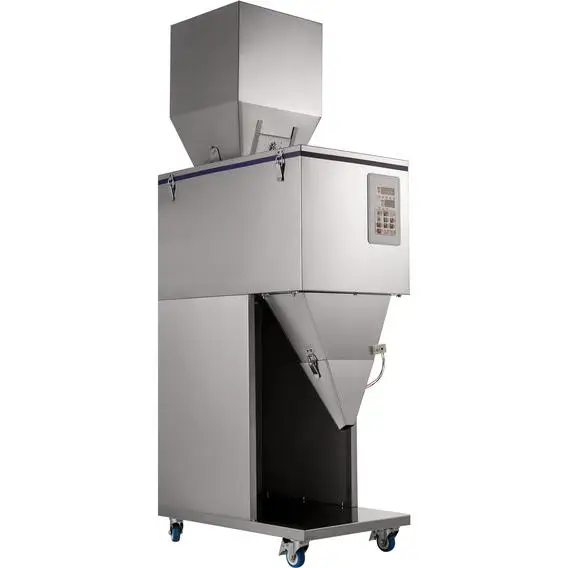 Large Capacity Bean Grain Coffee Flour Spice Powder Granules Weighing Filling Racking Machine For Cheap Price