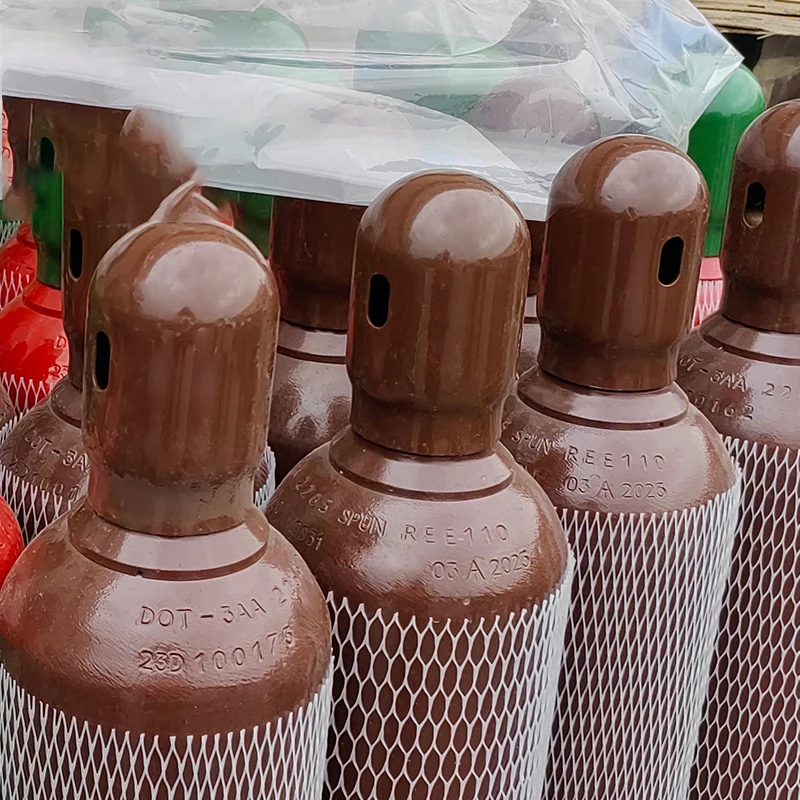 Small gas bottle 10L /7.8L Gas Cylinder Material Steel High Pressure Oxygen Cylinder for sale