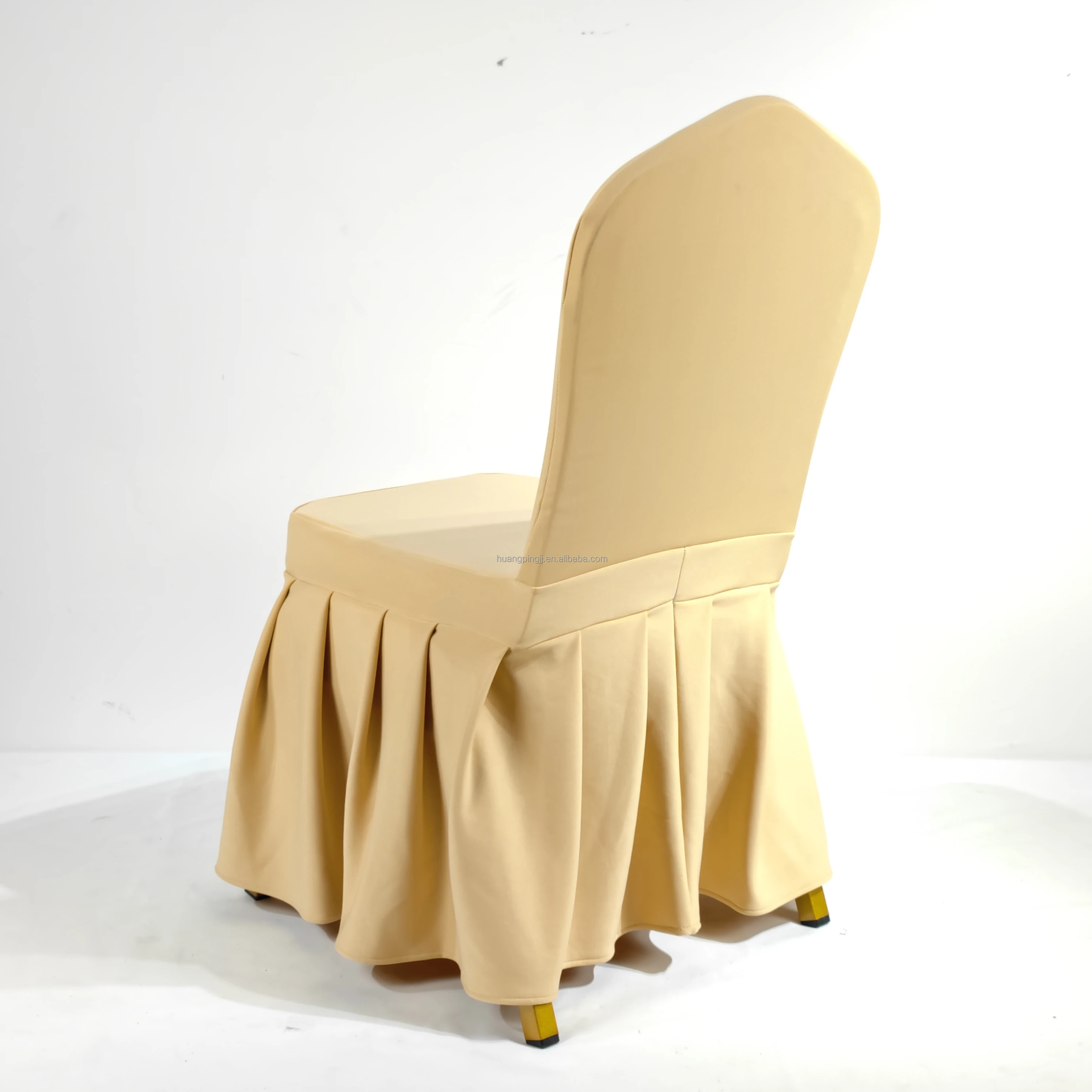 Folding wedding decoration spandex chair cover for event
