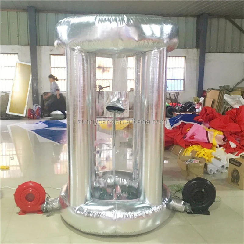 Advertising Inflatable Money Grab Cash Booth Machine money grabbing machine  inflatable cash machine For Promotion