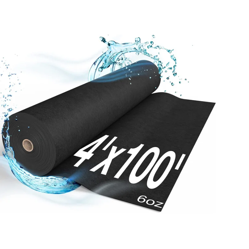 Non Woven Landscape Fabric Geotextile liner underlayment Needle punched Permeable Filter Cloth