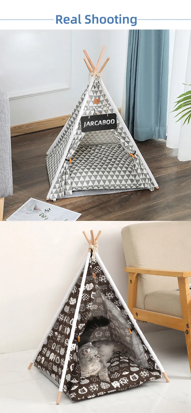 Outdoor Foldable Breathable Portable Durable Cat Dog Bed Pet Camping Tent House