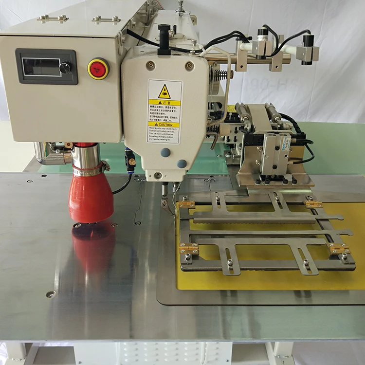 Automatic pattern pocket setter industrial sewing machine for jeans shirt